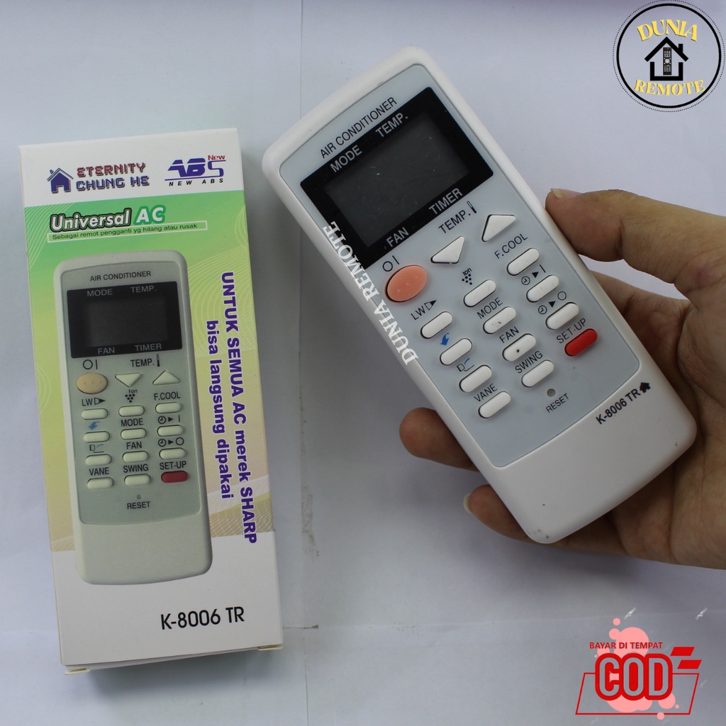 Remot Remote AC SHARP SERIES PLASMACLUSTER ION baby eco