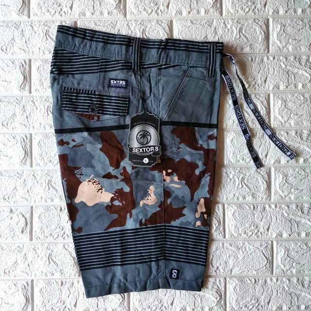 Celana chino pendek motif chinospant kolor celana pendek pria