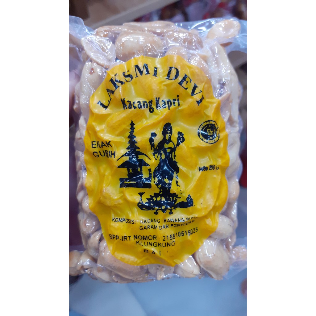 KACANG KAPRI BUMBU BALI &quot;LAKSMI DEVI&quot; 200GR