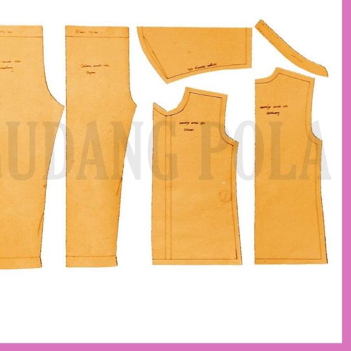 「Mall✔️」 [✓COD] Pola Setelan Koko Anak Lengan Panjang (Usia 2-12th)  - Pola Instan baju koko anak in