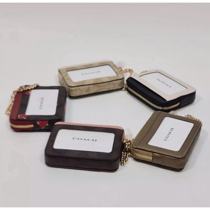 COACH ZIP CARD CASE