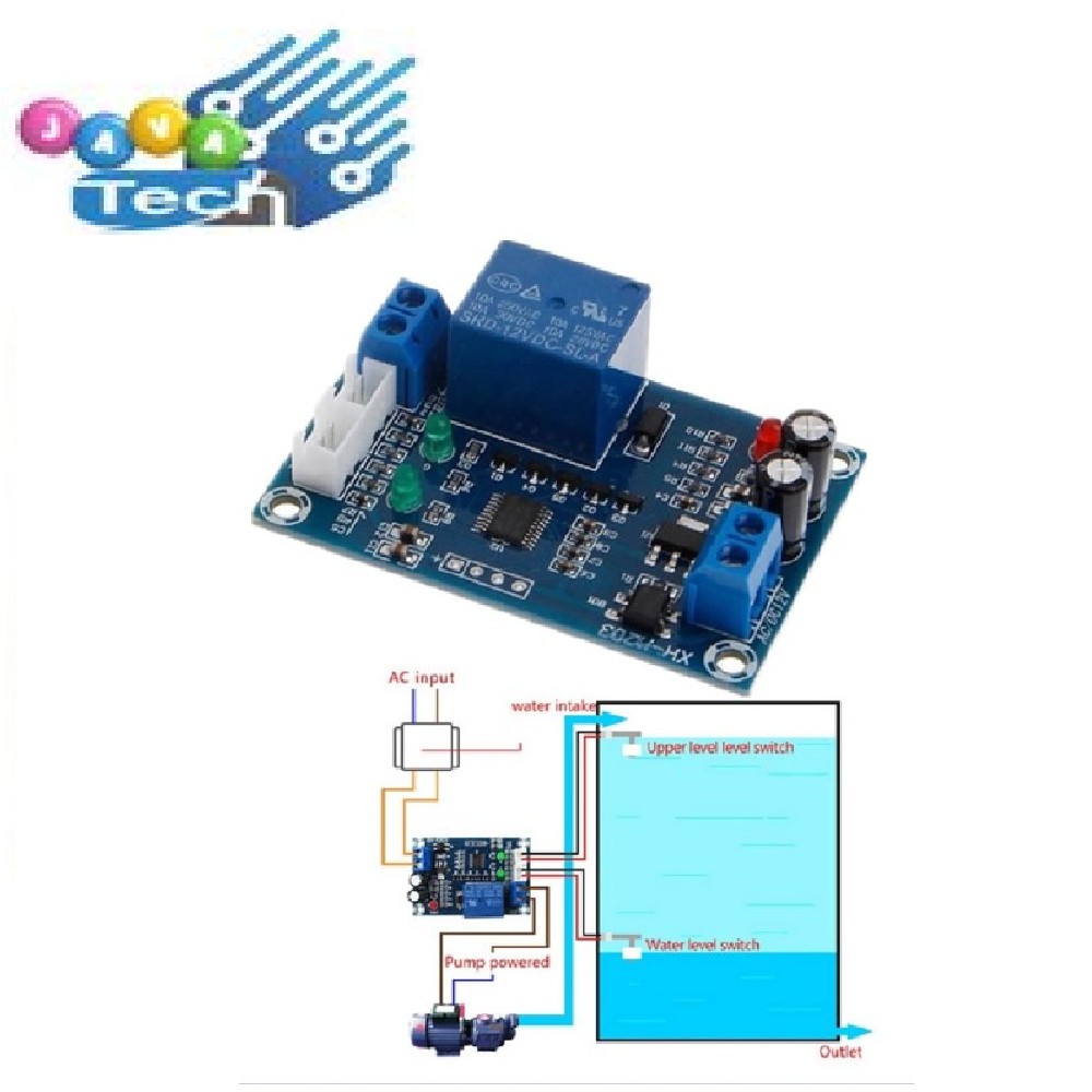 XH-M203 AC DC 12V Water Level Control Automatic Water Pump Module