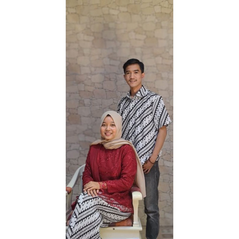 kebaya couple/ batik couple/ baju lamaran