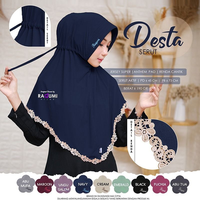 Desta Serut Jersy Super by Raqumi