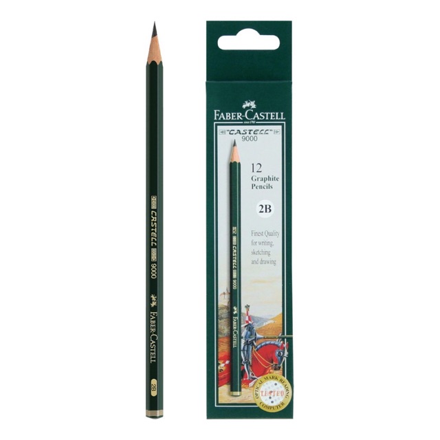

Faber-Castell Pensil Ujian - 2B Castell 9000