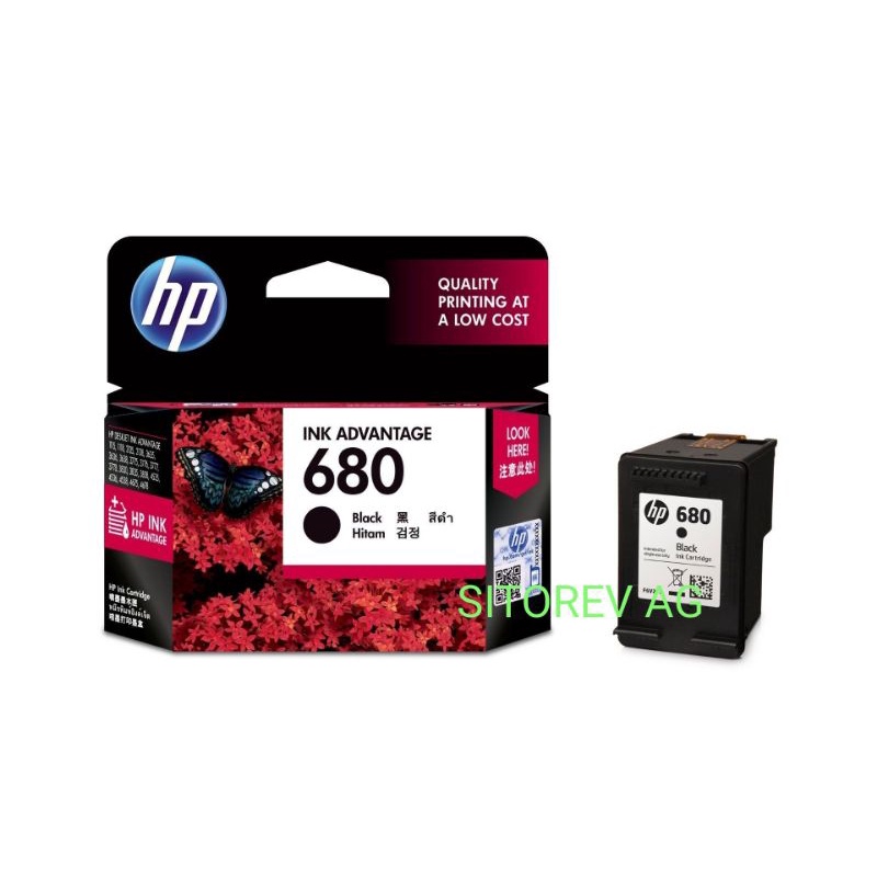 HP 680 BLACK CARTRIDGE ORIGINAL For HP 2135 1115 4675