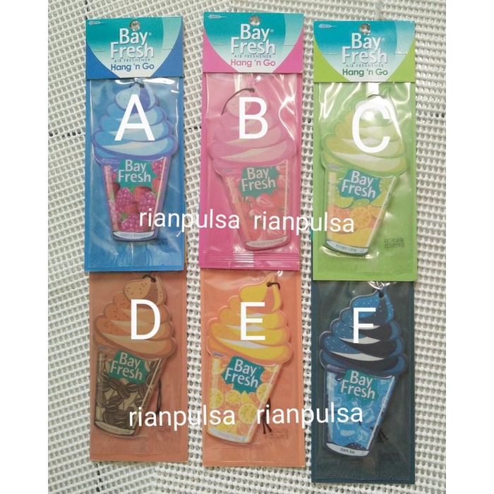 MOBIL-PARFUM- BAYFRESH HANG N GO PENGHARUM MOBIL PEWANGI RUANGAN BAY FRESH PARFUM - CARAMEL KOPI