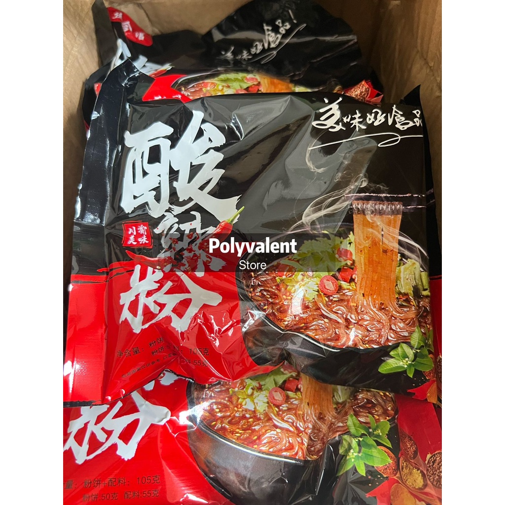 Mie suan la fen bihun asam pedas impor ready stock