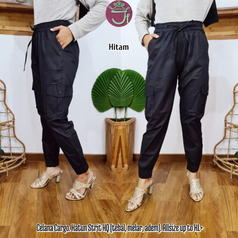 Jogger CARGO katun poplin (XXL, LP 70-110cm) //JF445