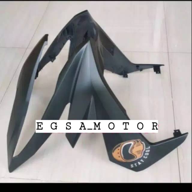 Cover Tameng Depan Honda Beat Street Hitam Doff