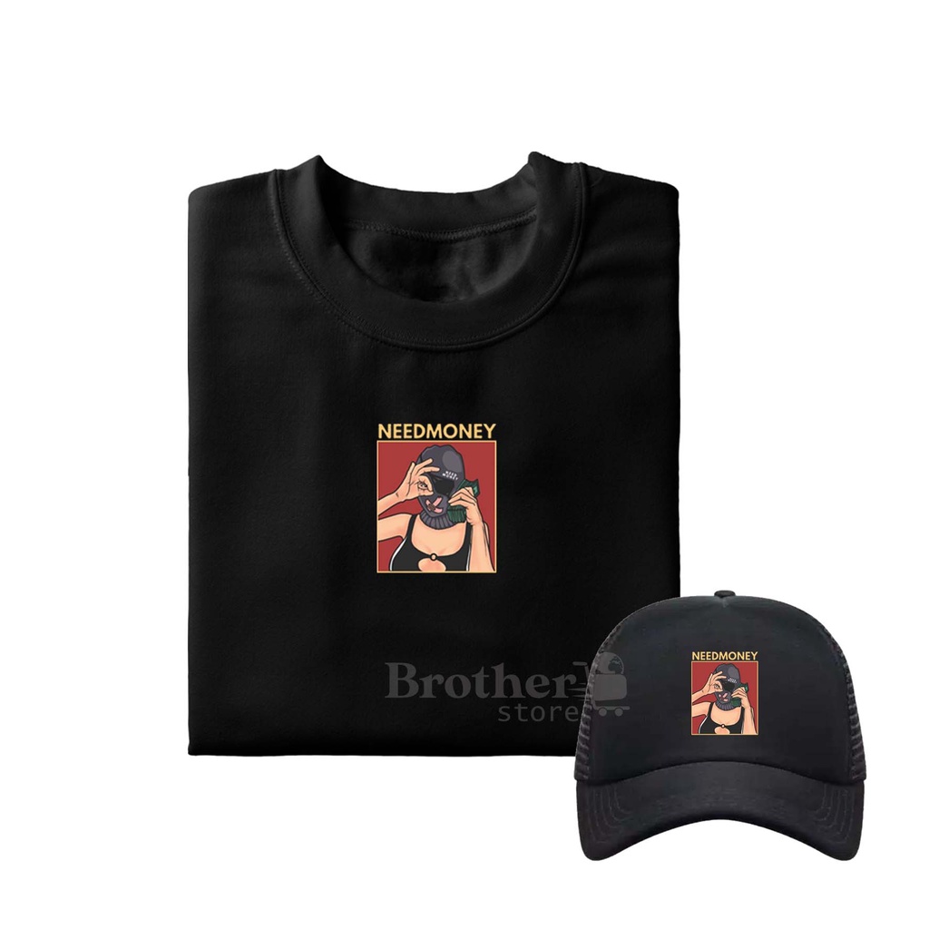 BONUS TOPI !! BROTHER STORE Kaos Distro Kaos Pria Wanita Need Premium