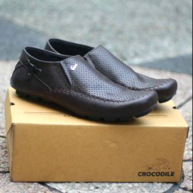 sepatu casual pria CROCODILE sepatu kerja kantor sepatu slop sepatu keren santai