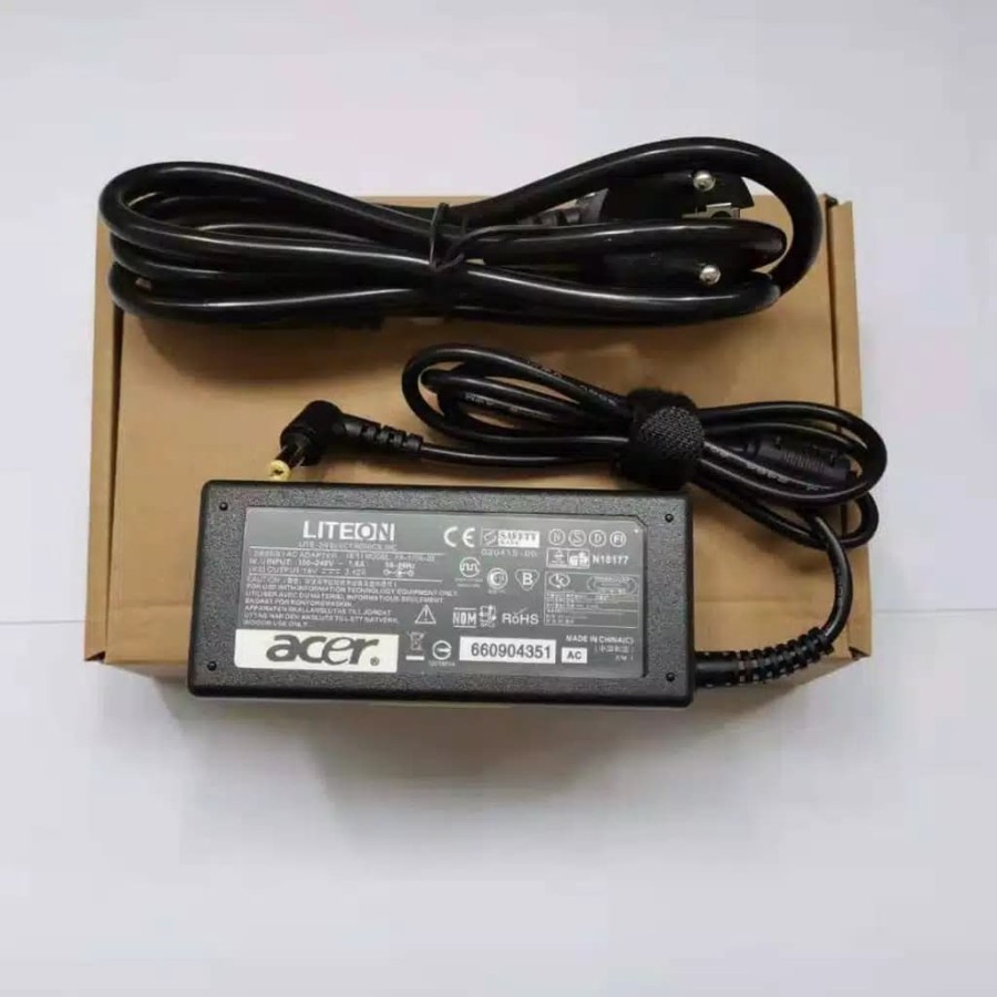 Adaptor Charger Acer Aspire V5-431 V5-431G V5-471 V5-471G V5-531 4732z 19v-3.42a 5.5x1.7mm Original