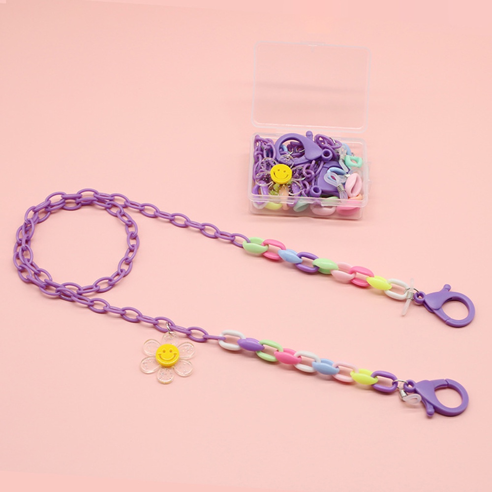 Tali Lanyard Kacamata Handmade DIY Warna Permen