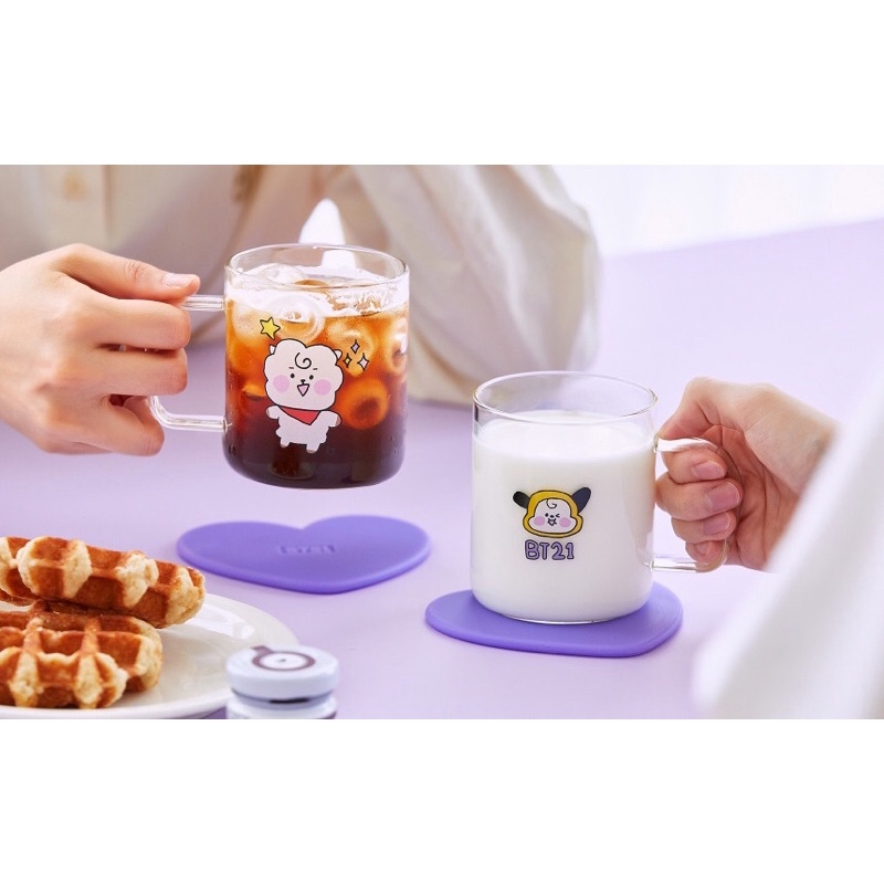 [ORDER] BT21 Mug Cup Coaster Cold Cup Tumblr