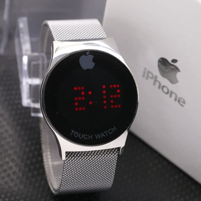 (Jam Tangan LED) (GROSIR) JAM TANGAN IPHONE TOUCH WATCH UK D42MM