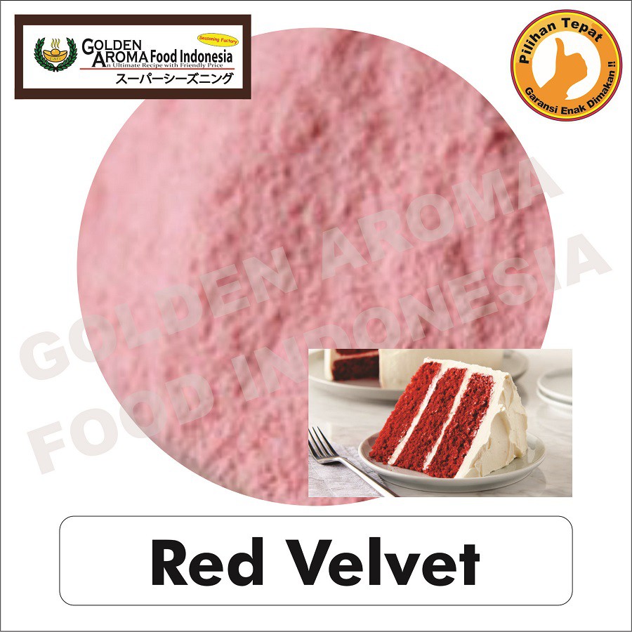 

Bubuk Minuman red velvet 1kg Bumbu Tabur manis 1 kg Serbaguna Enak Murah Halal drinking powder