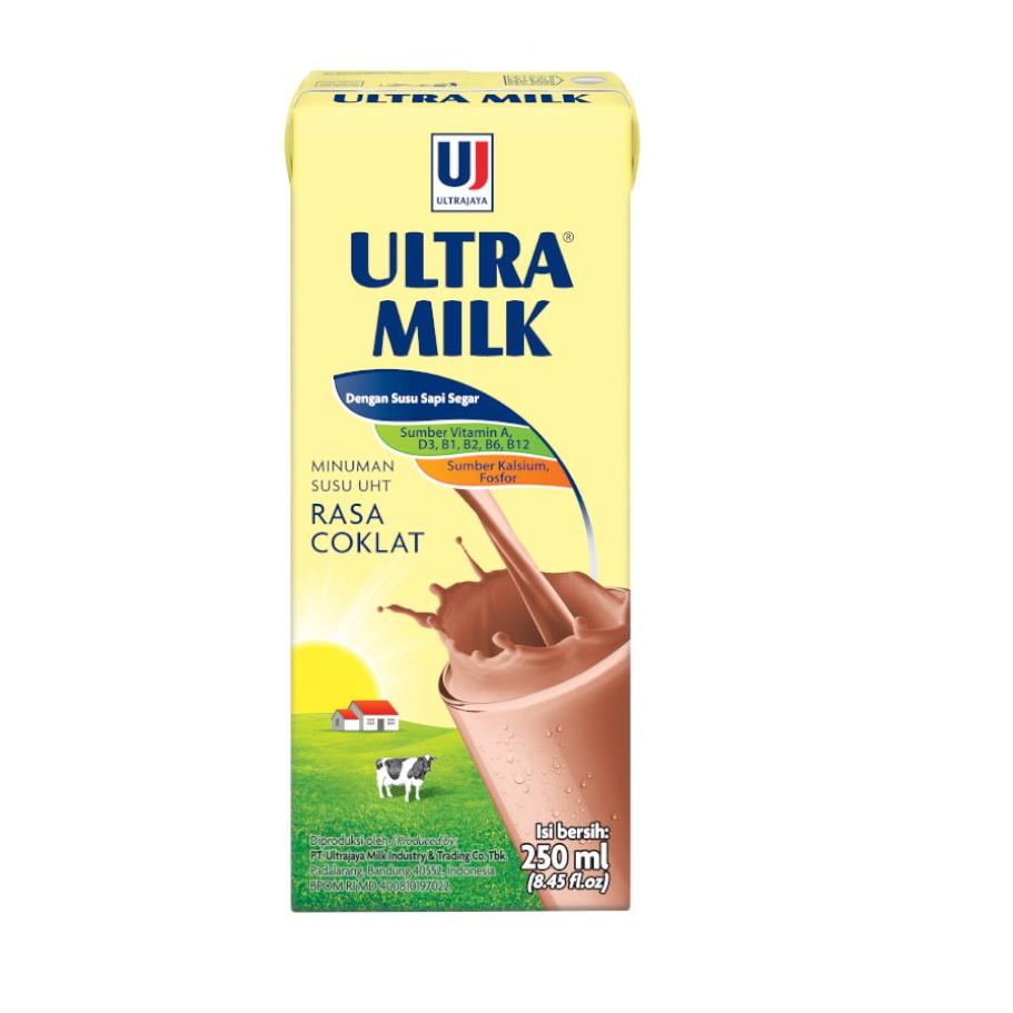 

Diminati--Ultra Milk Susu UHT Coklat 12x250ml