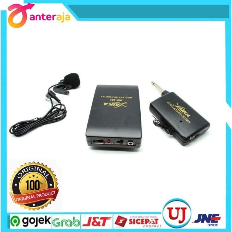 Microphone Wireless FM Transmitter Receiver Pro Microphone WR-601