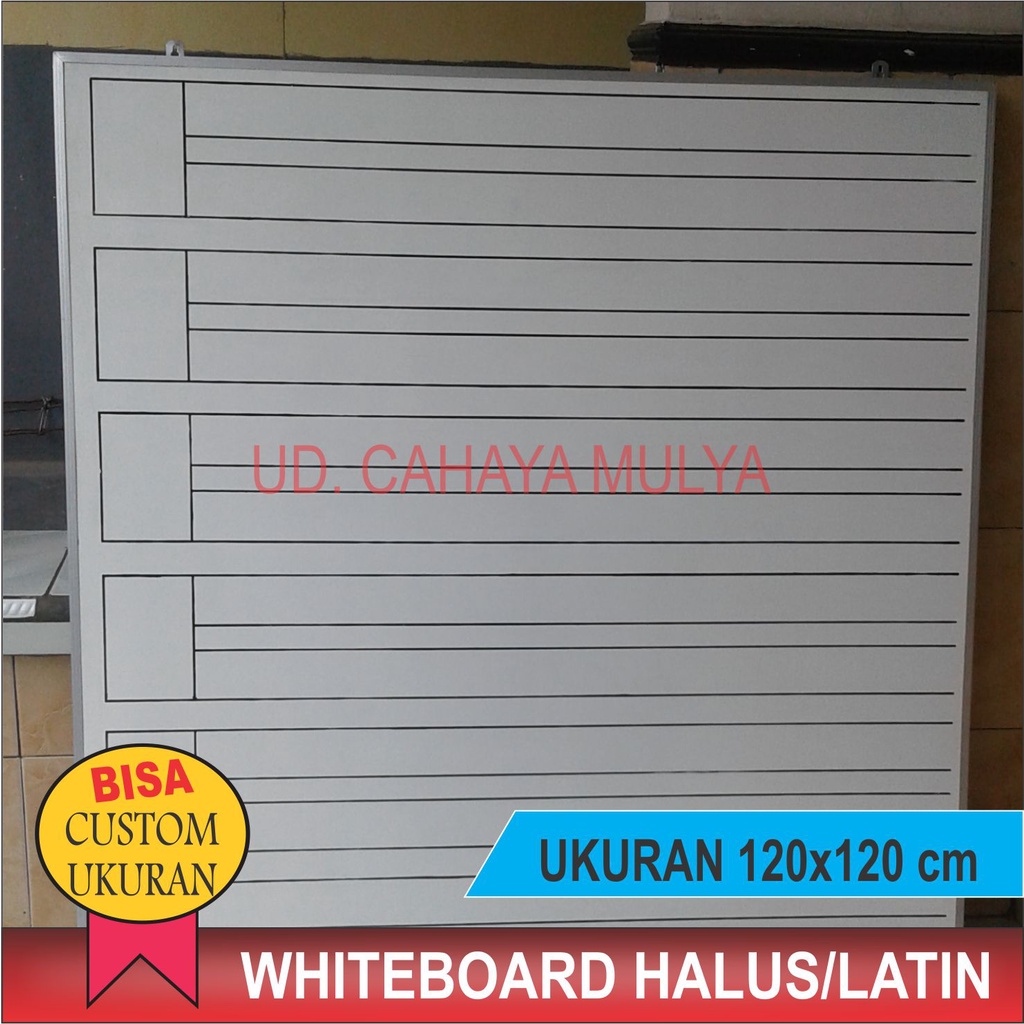 

Whiteboard Halus/Latin Garis gari