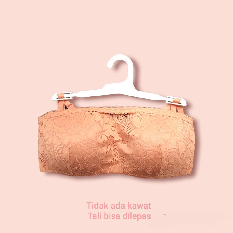 AUDEN BRA women's lace bandeau bra // Brukat Kemben  // Sisa Export
