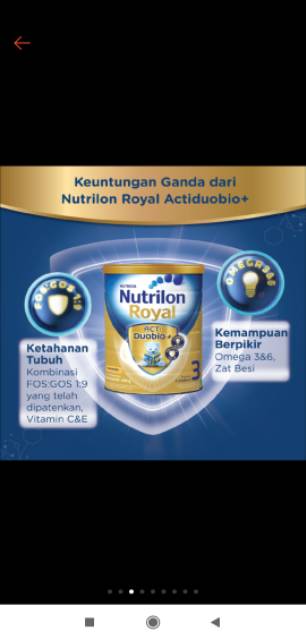 Nutrilon royal 3 / 4 madu / vanila 800 gr exp 2024