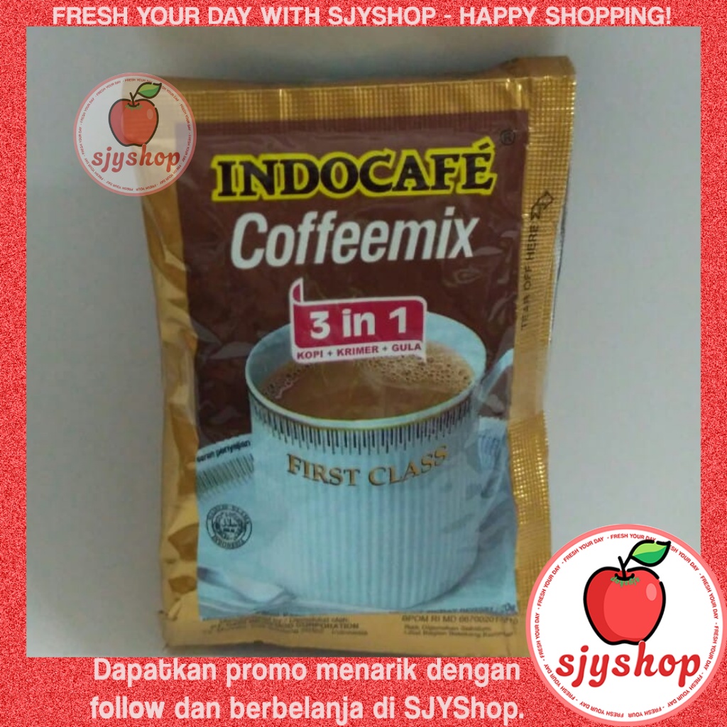 

Indocafe Coffemix 3 in 1 Kopi / isi 5 pcs x 20 gr / Produk HEMAT - SJYShop