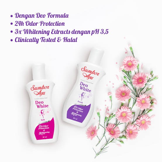 Sumber Ayu Feminine Hygiene Wash Deo White Fresh - 90ml [BPOM]