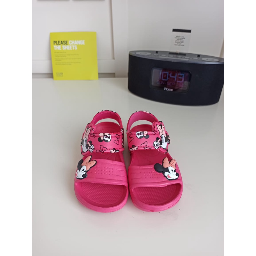 SANDAL ANAK PEREMPUAN MINNIE HEAD SIZE 24 - 29