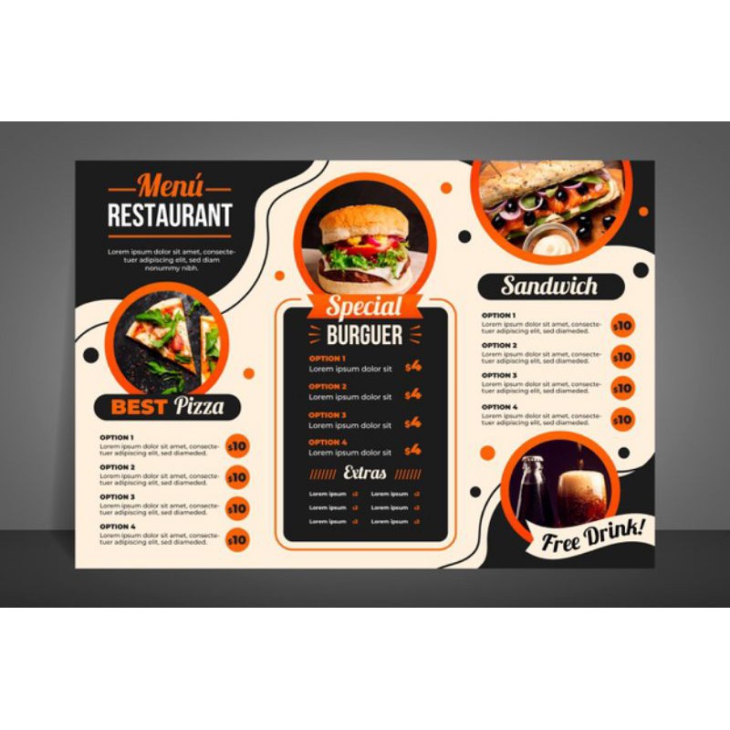 Mp63 Buku Menu Makanan Murah Menu Cafe Menu Restaurant Shopee Indonesia