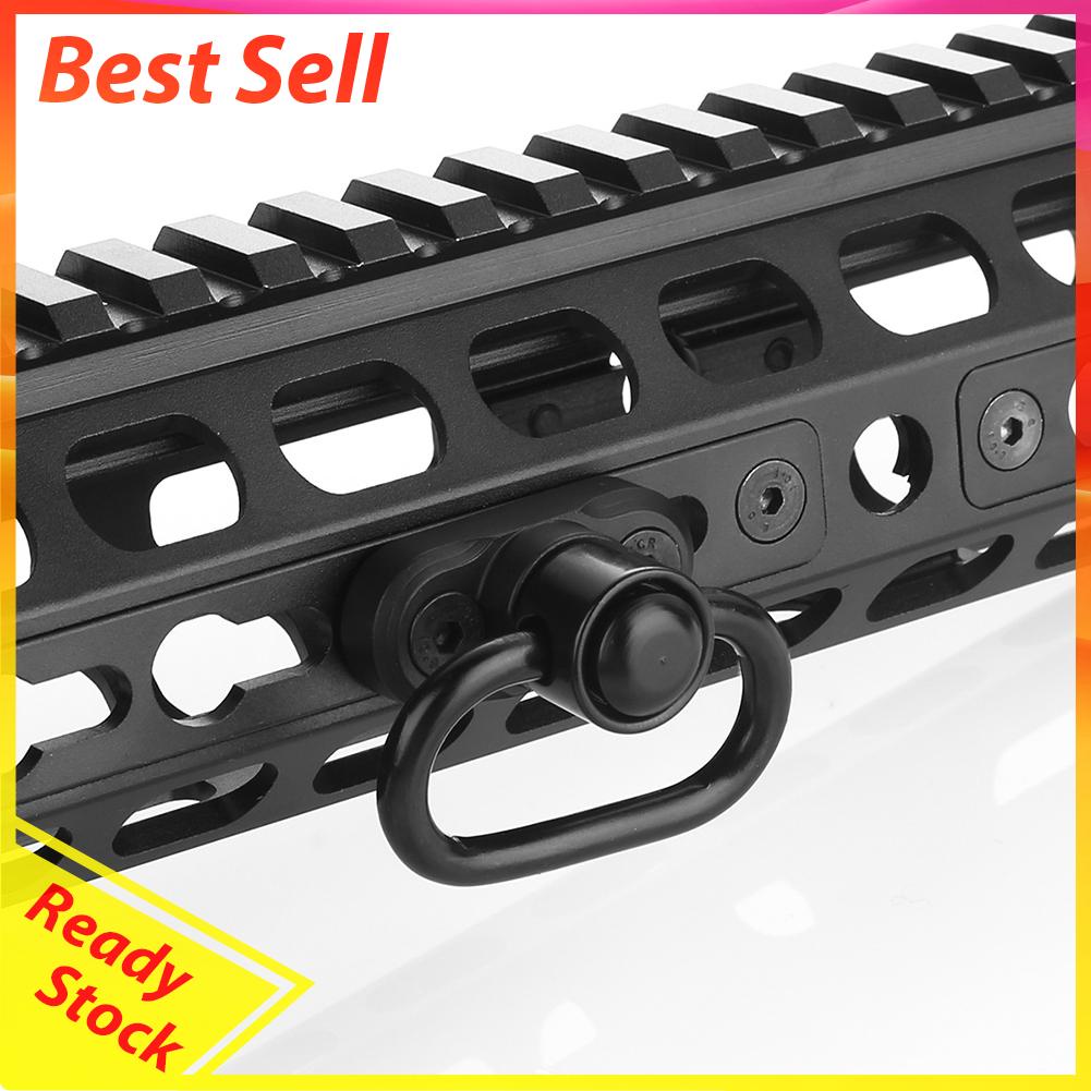 M-lok Sling Buckle Mount Rail Dengan Stud Swivel Quick Detach