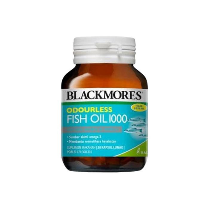 Blackmores Odourless Fish Oil 1000mg BPOM Kalbe - 30 kapsul