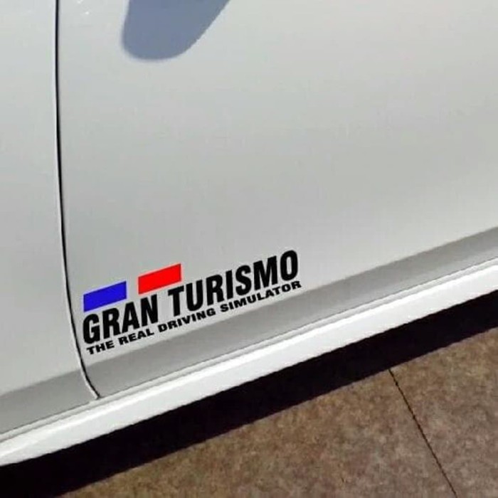 

sticker stiker gran turismo the real simulation Elegan