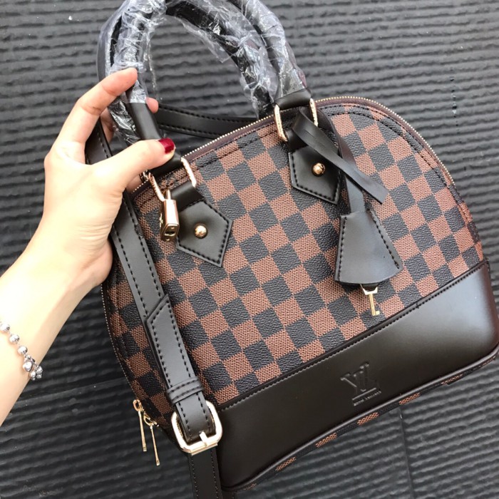 tas batam selempang semprem wanita grosir cantik murah, LV ALMA Damier