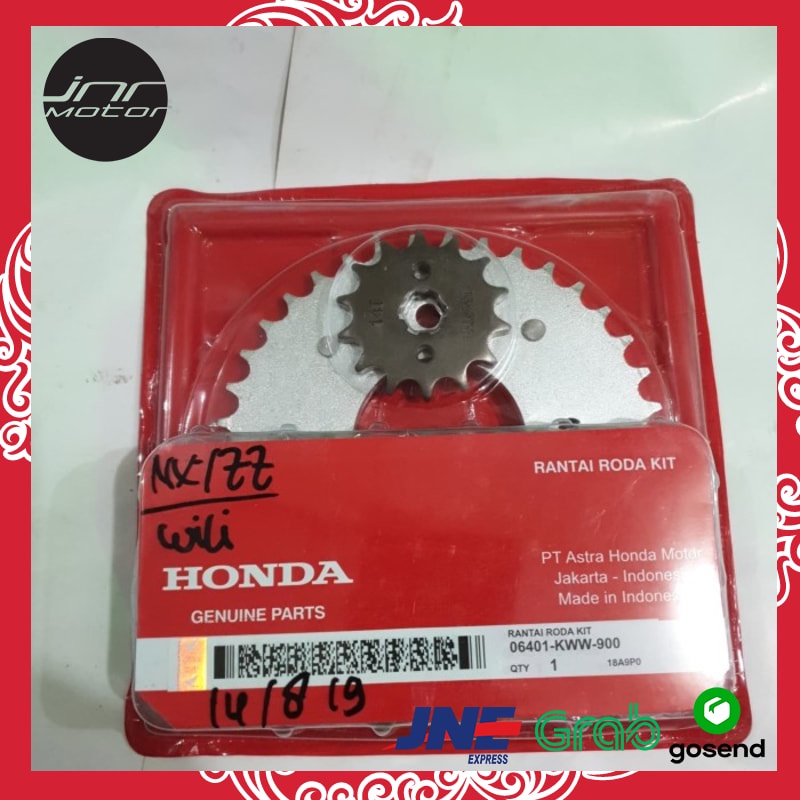 Gearset KWW Revo Absolute Revo Fit 06401-KWW-900