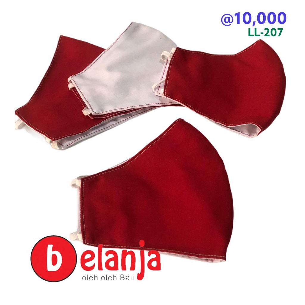 Masker kain bendera merah putih 2ply pernak pernik kemerdekaan masker anak masker dewasa