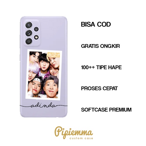 Custom Case Foto Polaroid Casing Costum Nama Softcase Handphone Aesthetic Lucu All Type Hp iPhone