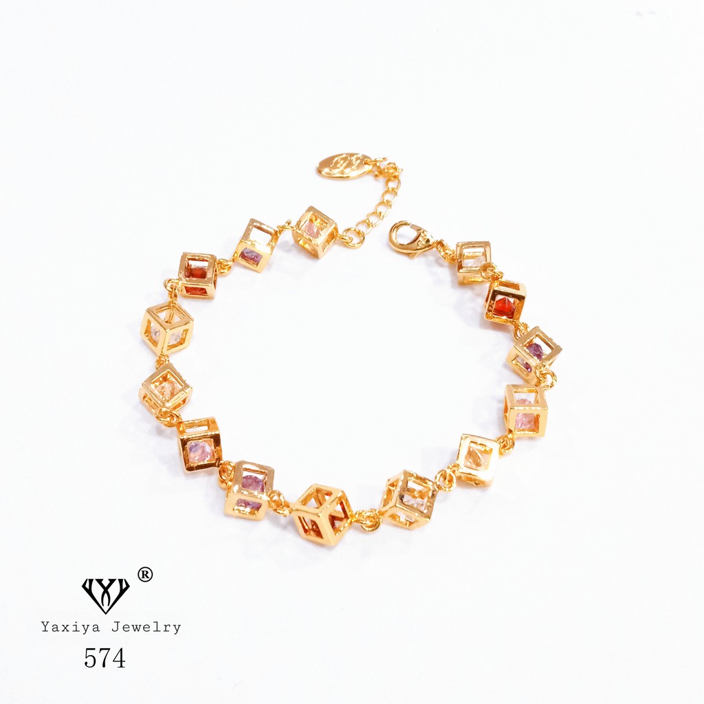 

Gelang Jurai kotak Perhiasan imitasi Gold Yaxiya Jewelry 574