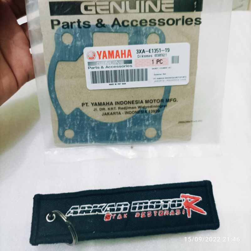 GASKET PACKING PAKING BAWAH BLOK SEHER FIZR F1ZR FIZ R FORCE ONE ORIGINAL