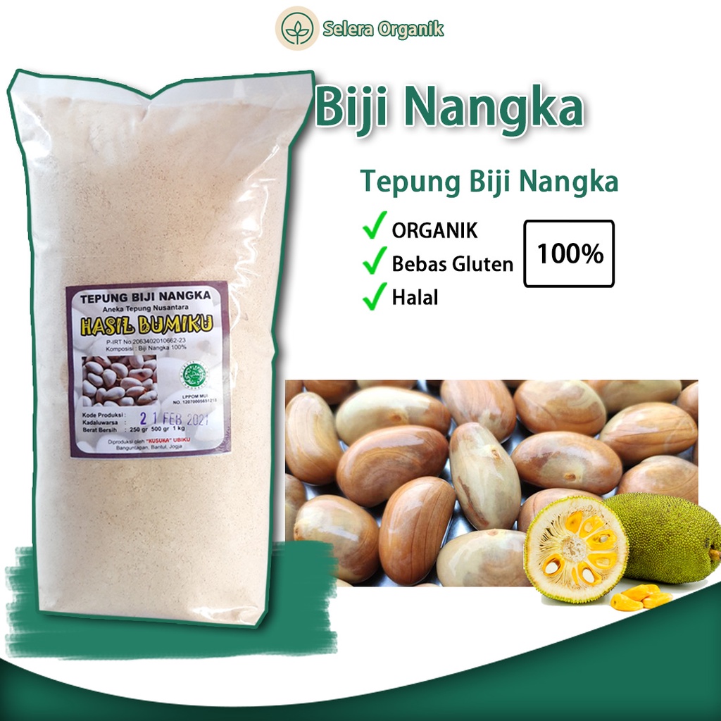 

[250gr] Tepung BIji Nangka Organik Gluten Free | Selera Organik Jogja