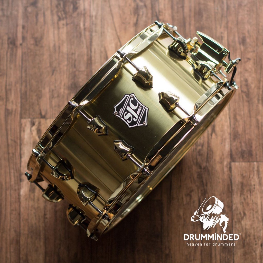 SJC - Alpha Brass Snare Drum 14X6.5 (BRASS HW)