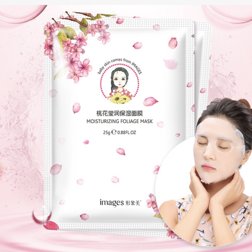 IMAGES Sakura Baby Skin Moisturizing Masker Wajah Sheet Mask  EM017