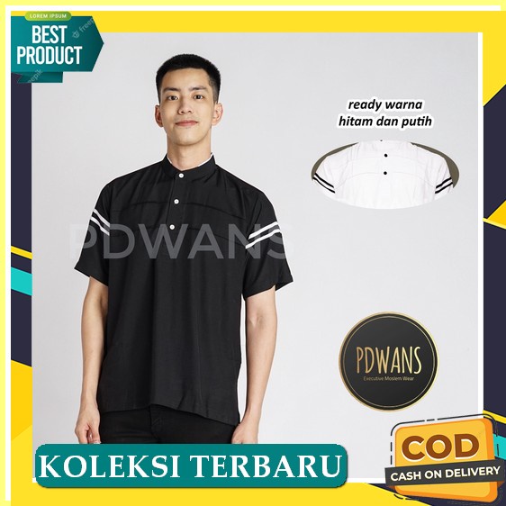 Koko Kurta Pria Lengan Pendek||Koko Orang Dewasa||Koko Terbaru||Koko Cowok Kekinian||Koko Cowok Leng