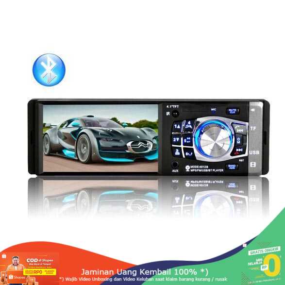 (BISA COD) RVOSTR AMPrime Tape Audio Mobil Media Player LCD 4.1 Inch Rear Camera - 4012B