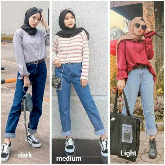 Boyfriend Jeans Wanita / Celana Jeans Boyfriend / Boyfriend Wanita
