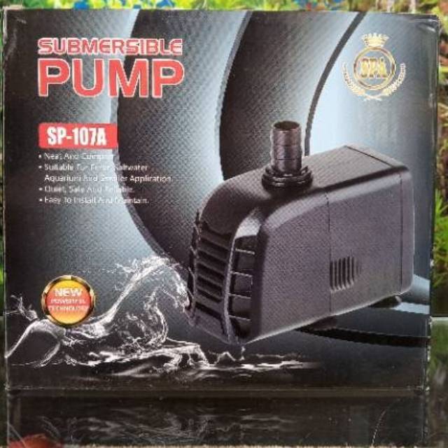 Mesin Pompa Celup Sakkai SPA SP-107A Mesin Filter Kolam Aquarium Hidroponik Waterfall Power Head Submersible Pump