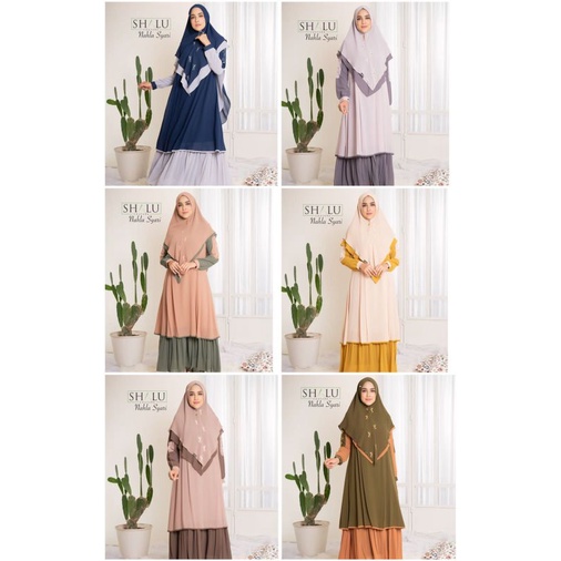 GAMIS SET KERUDUNG NAHLA BY NISABILA