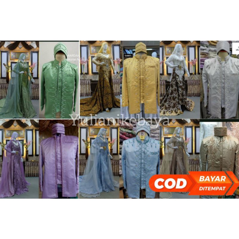 NEW TERBARU//SLIM COUPLE BATIK PRADA MEWAH//GAUN SLIM PREMIUM MODERN BEREKOR /BAJU PENGANTIN