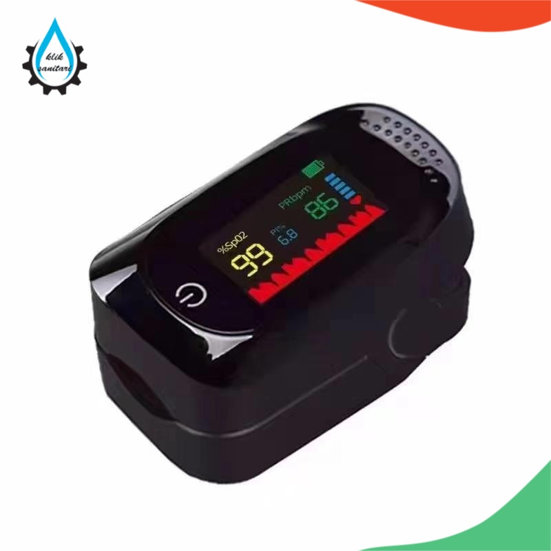 Oxymeter Pulse Fingertip SPO2 LCD Premium Layar Amoled [KS]