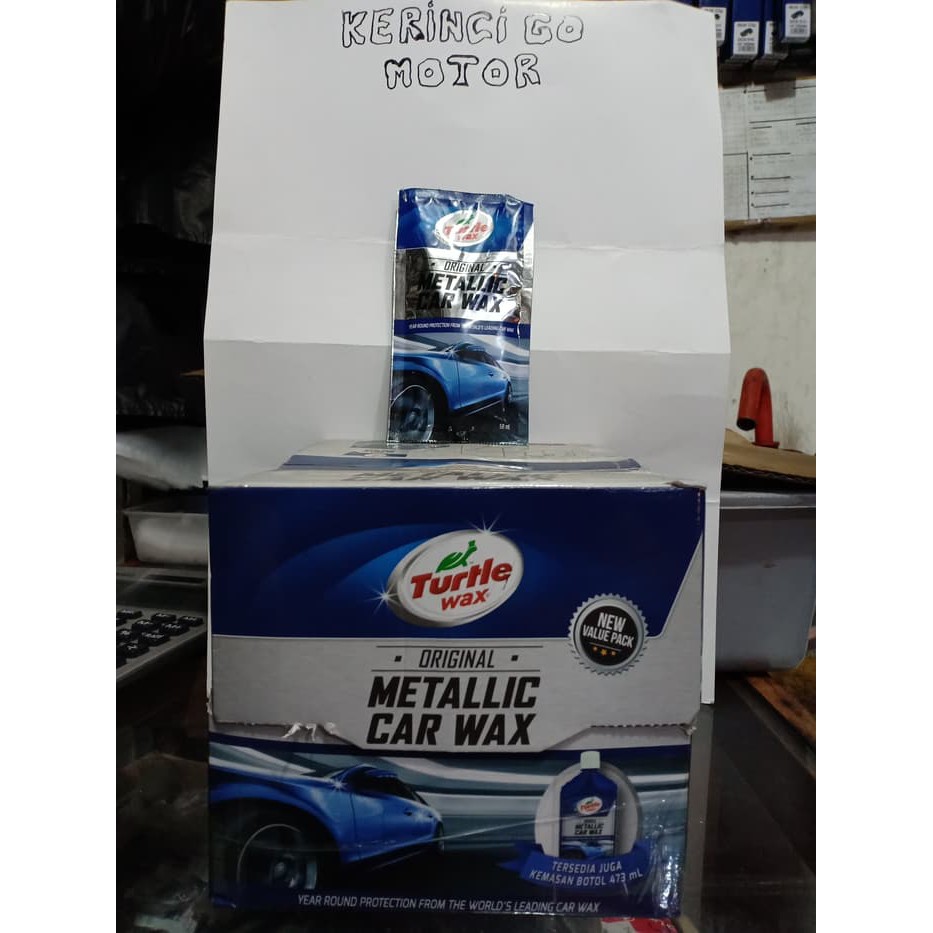 TURTLE WAX - ORIGINAL METALLIC CAR WAX SACHET